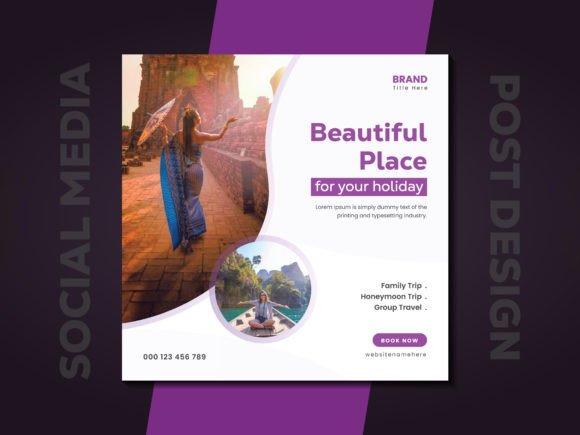 Download Travel Social Media Post Design - Social media Collection